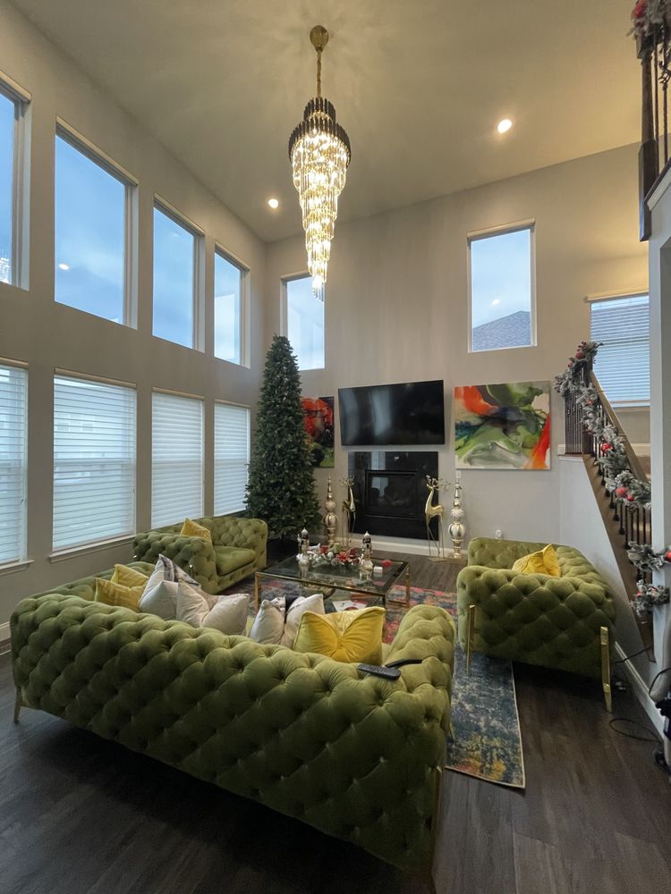 Classic Large Multi-layered Spiral Crystal Chandelier for Foyer/ Staircase-Chandeliers-Merlin Lamps-D17.7"*H59.1"/12 Lights/16 kg-Black-Warm Light-merlinlamps