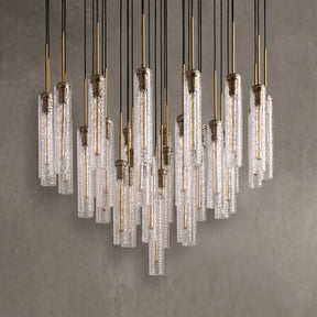 Colvane Fluted Glass Round Chandelier