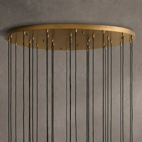 Colvane Fluted Glass Round Chandelier