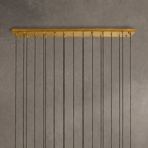 Colvane Linear Fluted Glass Chandelier