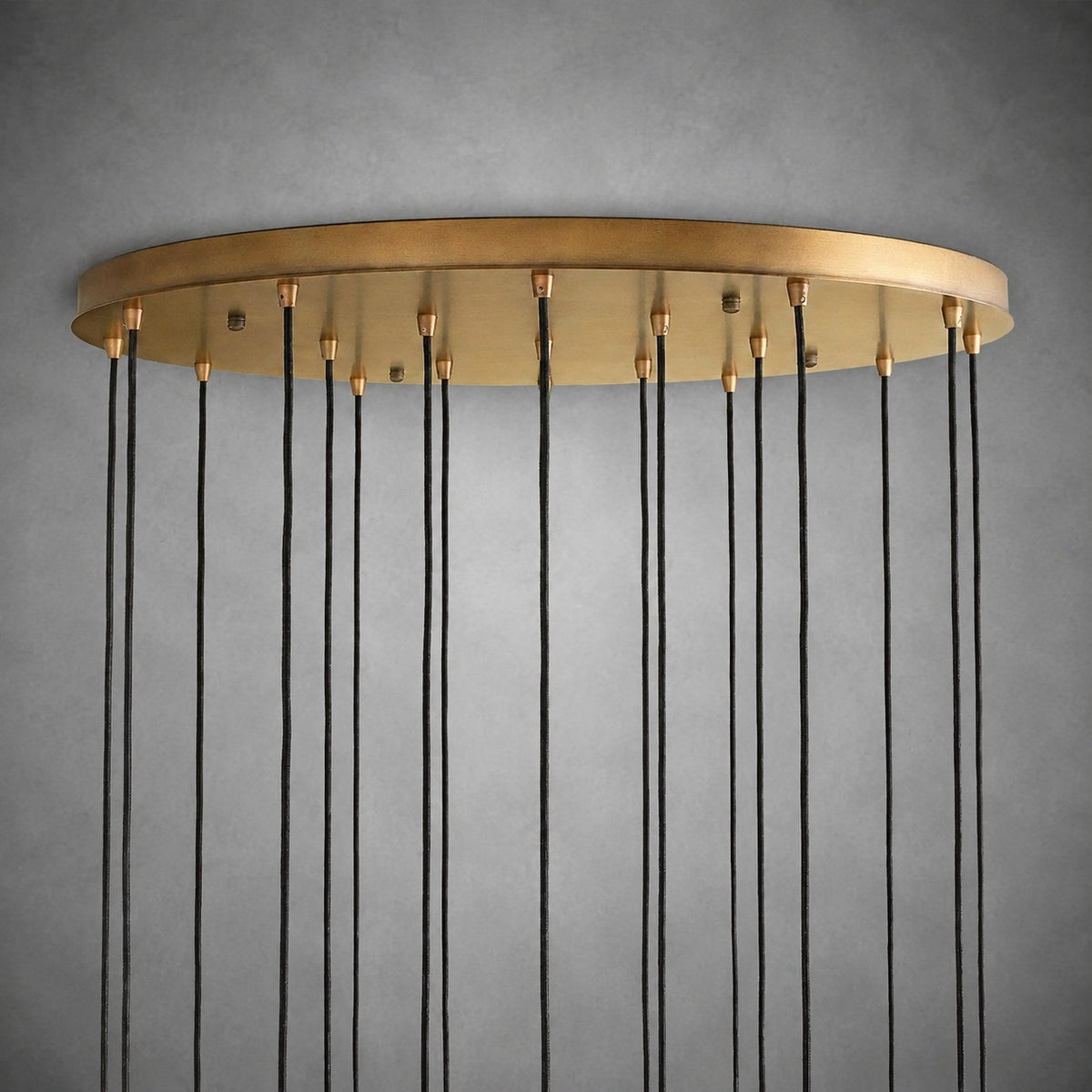 Colvane Hammered Glass Round Chandelier