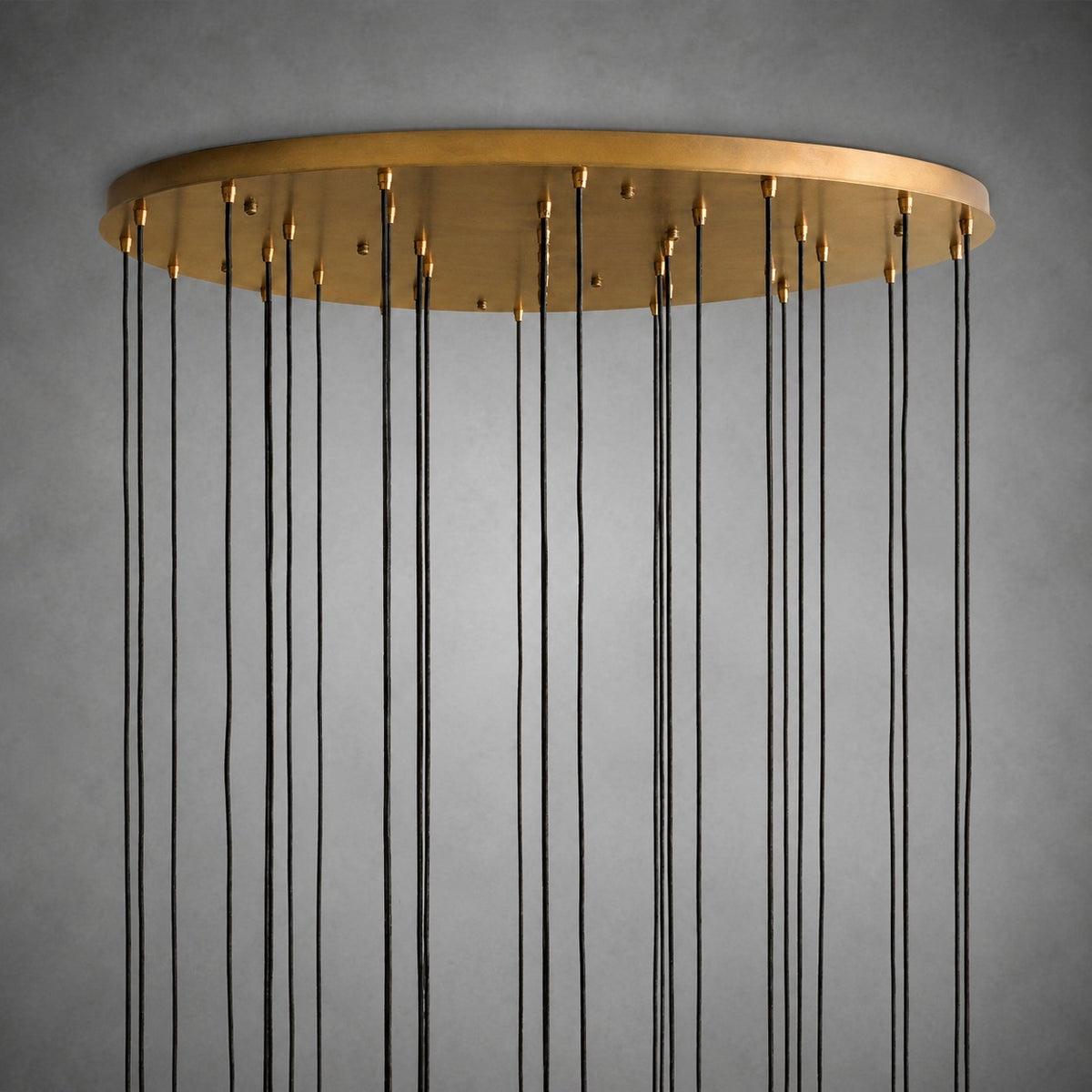 Colvane Hammered Glass Round Chandelier