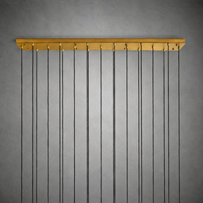 Colvane Linear Fluted Glass Chandelier