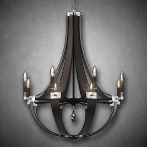 Crystal Empire Chandelier 30"