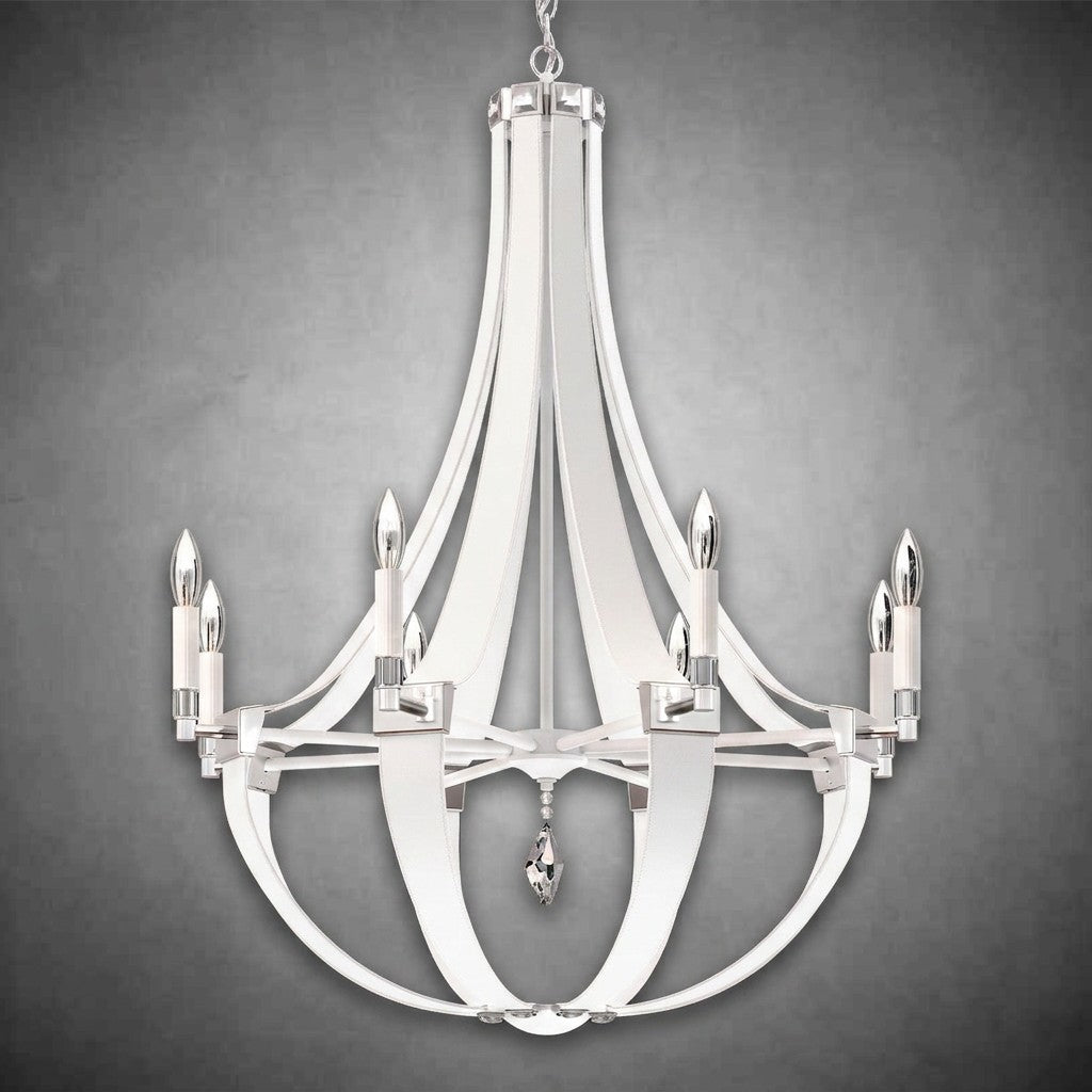 Crystal Empire Chandelier 30"