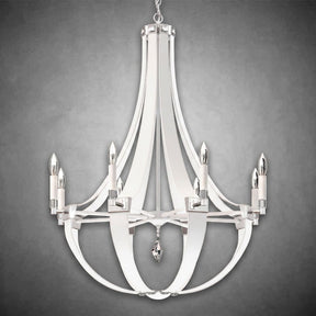 Crystal Empire Chandelier 30"