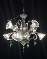 Customize 8 Lights Mille Nuits Chandelier Clear Crystal Bacara Lighting