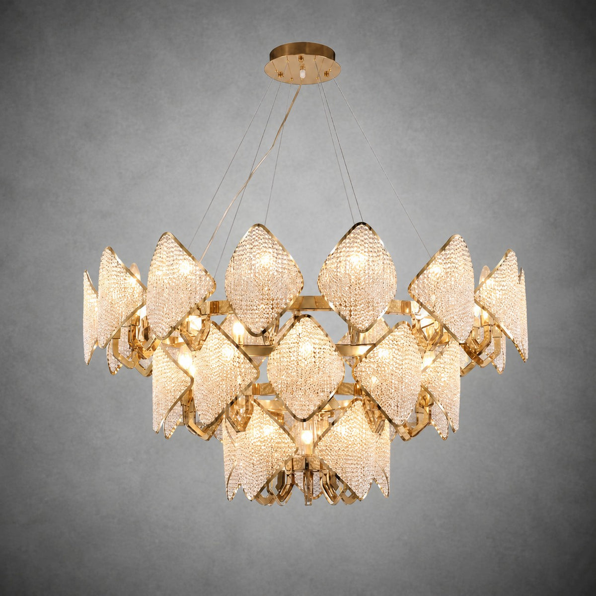 Ananas Pineapple Trio Chandelier