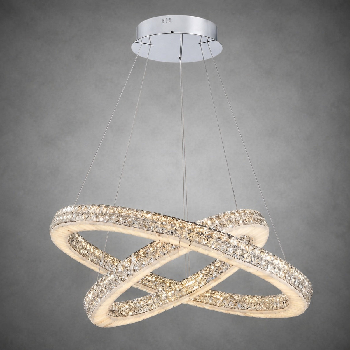 Vera Alabaster Tiered Chandelier 31"