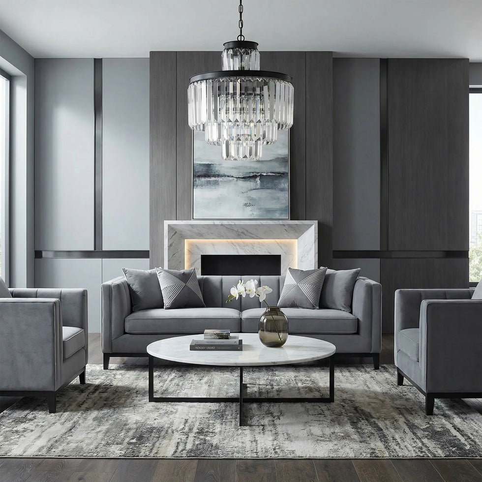 Leyland Tiered Round Chandelier Lighting