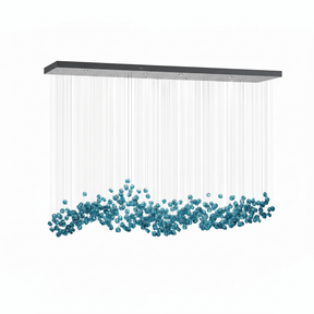 Crystal Stone Crystal Spiral Chandelier