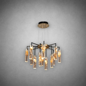 Phoenix Tree Modern Sculptural Ring Chandelier