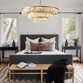Selene Linear Crystal Chandelier
