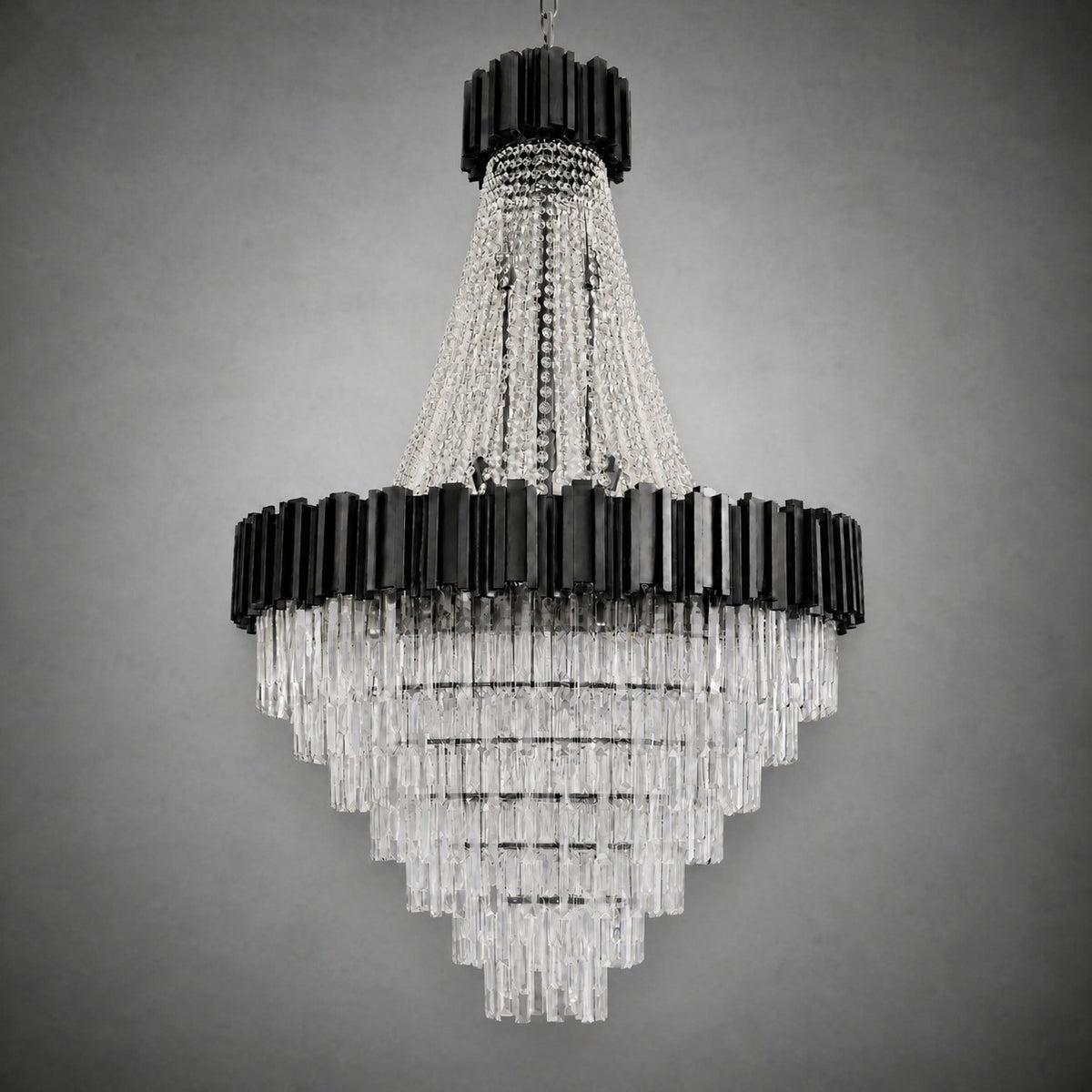 Preston Contemporary Crystal Round Chandelier