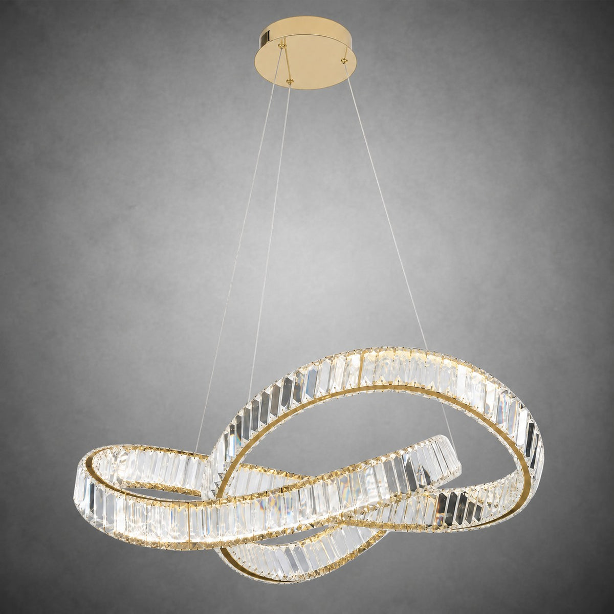 Aletta Slim Halo Chandelier