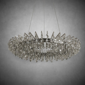 Aureola Round Crystal Chandelier