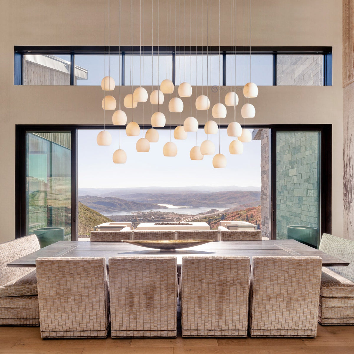 Maeva Rectangular Chandelier 7 LIGHT/ 15 LIGHT/ 30 LIGHT