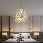 Dandelion Chandelier Sputnik Sphere In Firework Shape Modern Ceiling Light