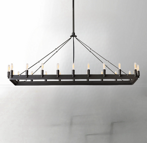 Dania Camina Luxury Vintage Rectangular Chandelier