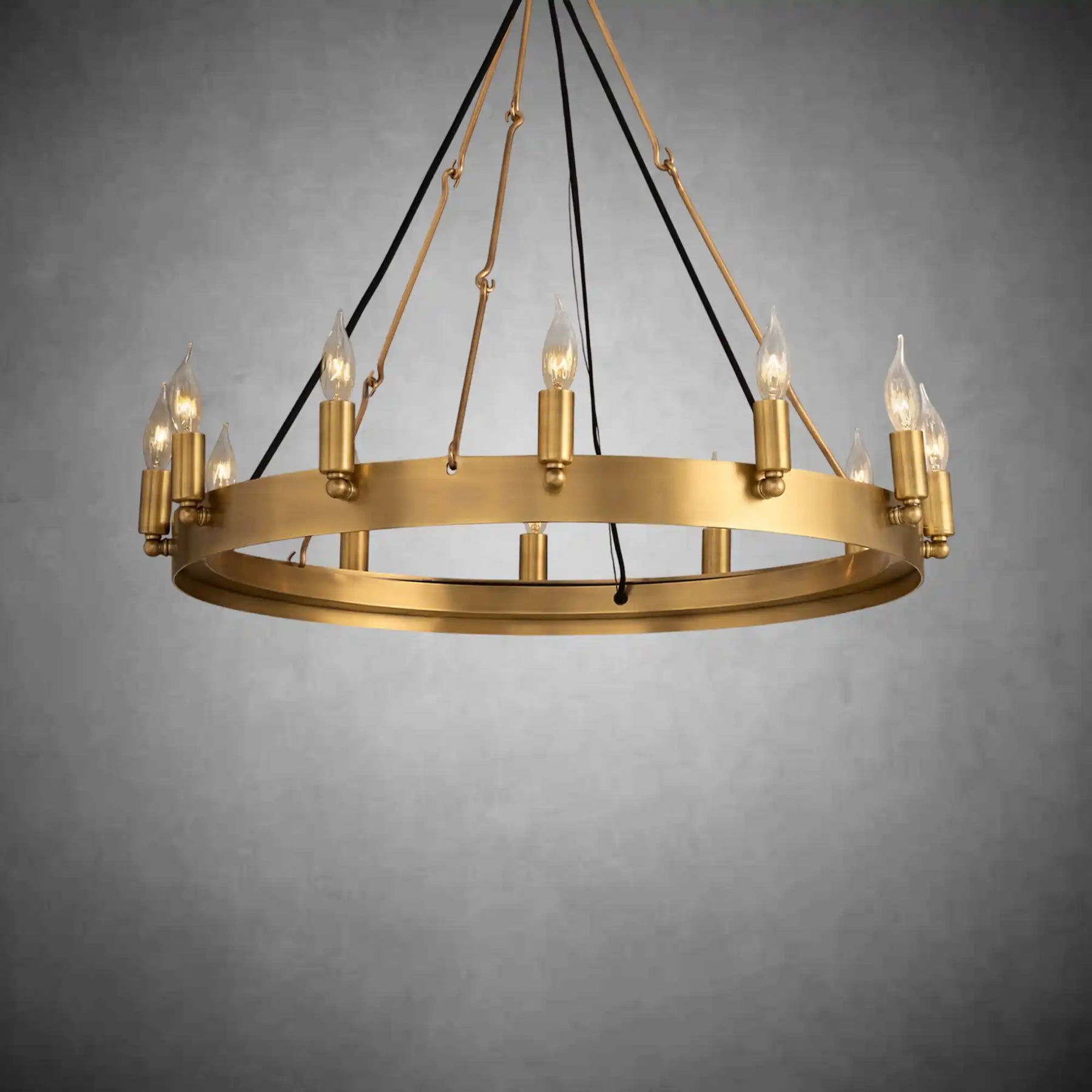 Dania Camina Luxury Vintage Round Chandelier