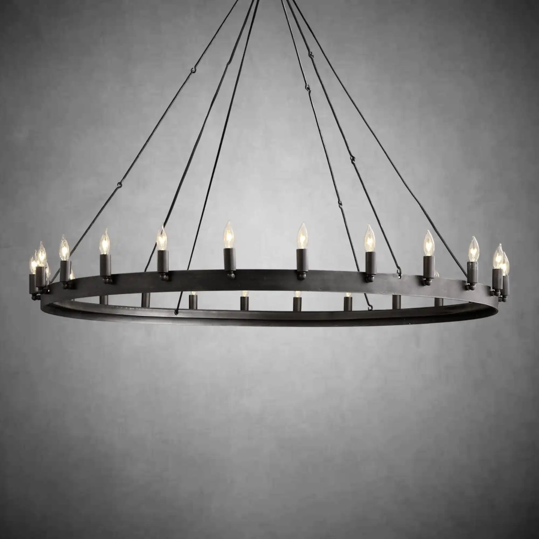 Dania Camina Luxury Vintage Round Chandelier