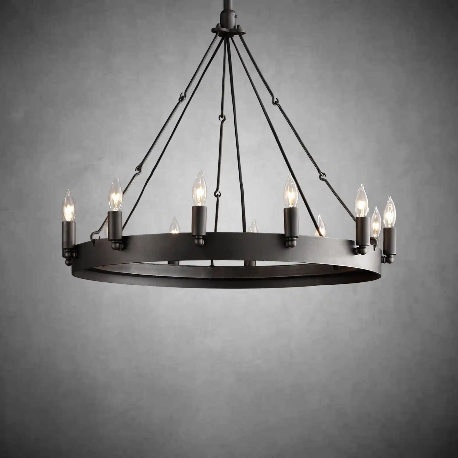 Dania Camina Luxury Vintage Round Chandelier