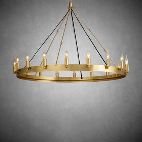 Dania Camina Luxury Vintage Round Chandelier