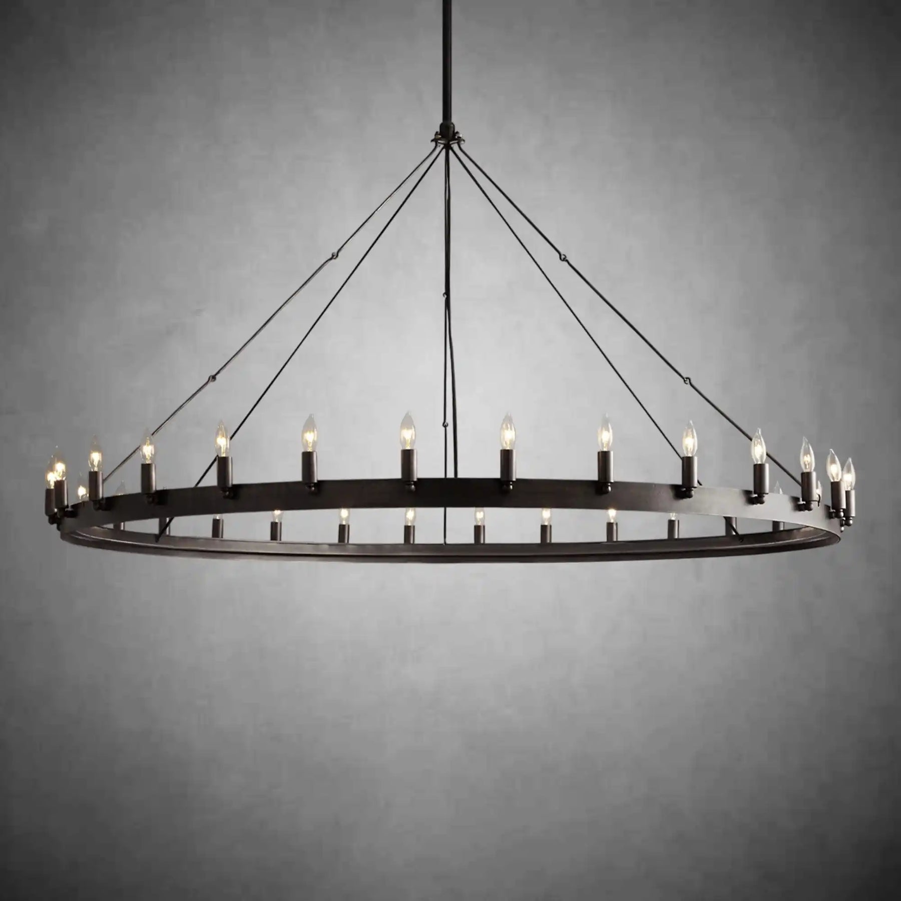 Dania Camina Luxury Vintage Round Chandelier
