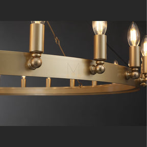 Dania Camina Luxury Vintage Round Chandelier
