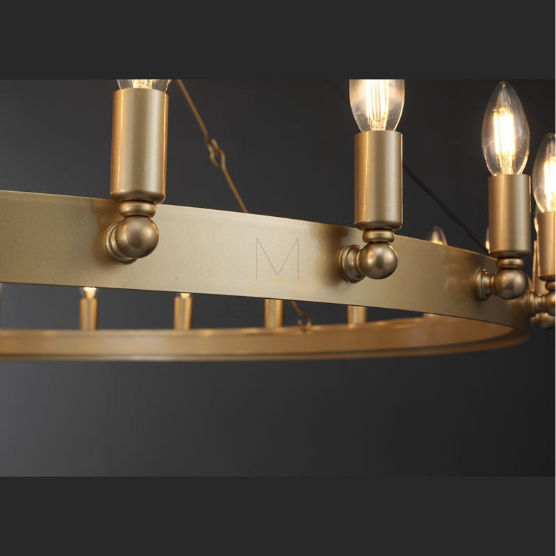 Dania Camina Luxury Vintage Round Chandelier