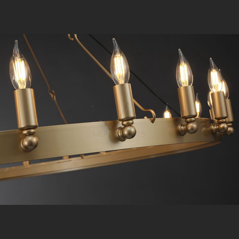 Dania Camina Luxury Vintage Round Chandelier