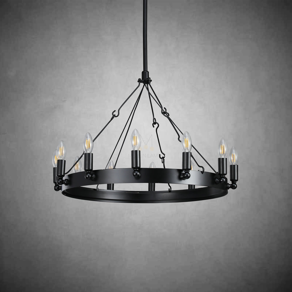 Dania Camina Luxury Vintage Round Chandelier