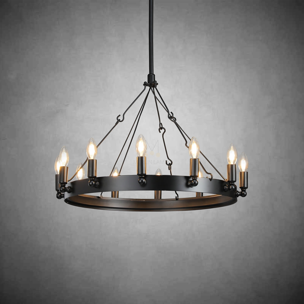 Dania Camina Luxury Vintage Round Chandelier