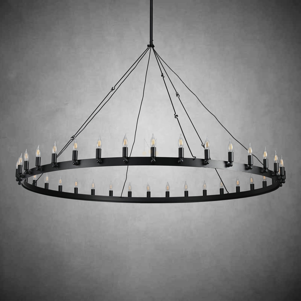Dania Camina Luxury Vintage Round Chandelier