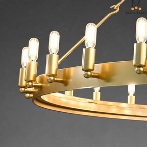 Dania Camina Luxury Vintage Round Chandelier