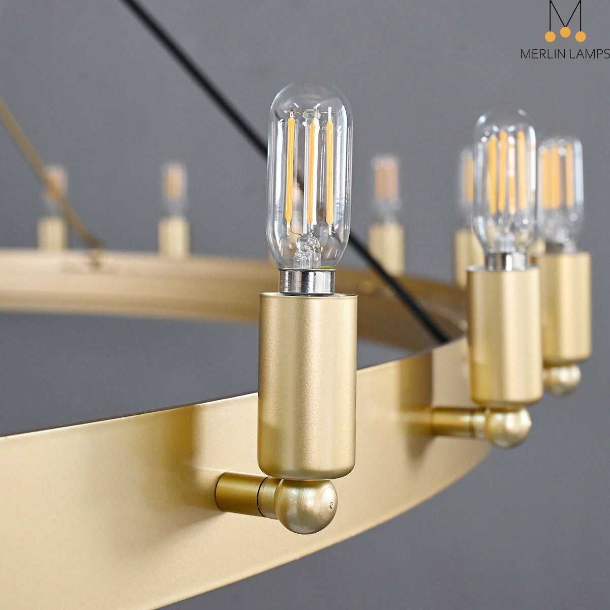 Dania Camina Luxury Vintage Round Chandelier