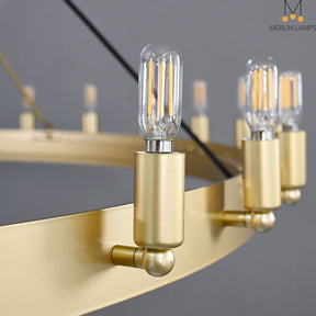 Dania Camina Luxury Vintage Round Chandelier