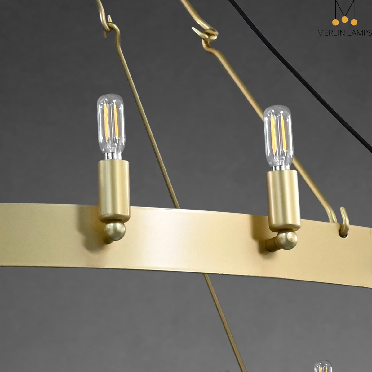 Dania Camina Luxury Vintage Round Chandelier