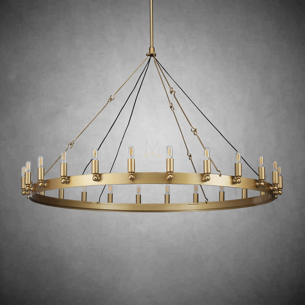 Dania Camina Luxury Vintage Round Chandelier