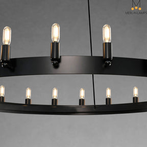 Dania Camina Luxury Vintage Round Chandelier