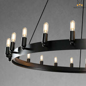 Dania Camina Luxury Vintage Round Chandelier