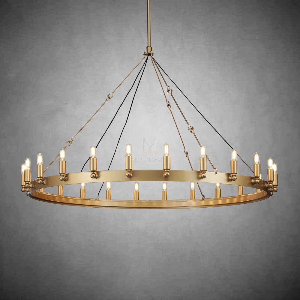 Dania Camina Luxury Vintage Round Chandelier