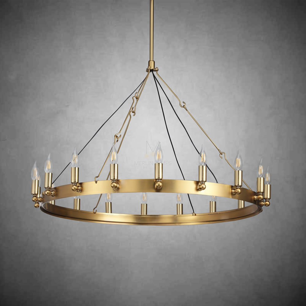 Dania Camina Luxury Vintage Round Chandelier