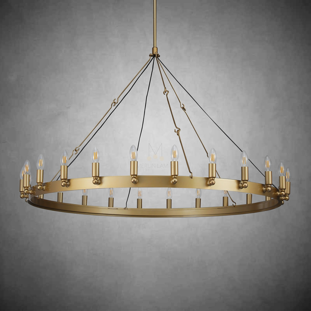 Dania Camina Luxury Vintage Round Chandelier
