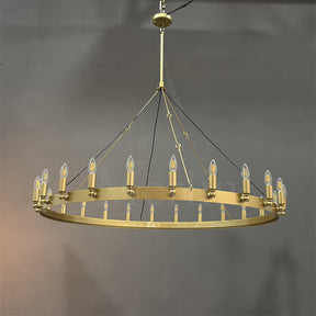 Dania Series Luxury Vintage Filament Round Chandelier, Classic Chandelier Lighting Fixture (Copy)