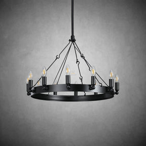 Dania Series Luxury Vintage Filament Round Chandelier, Classic Chandelier Lighting Fixture (Copy)