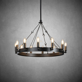 Dania Series Luxury Vintage Filament Round Chandelier, Classic Chandelier Lighting Fixture (Copy)