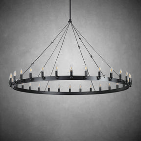 Dania Series Luxury Vintage Filament Round Chandelier, Classic Chandelier Lighting Fixture (Copy)