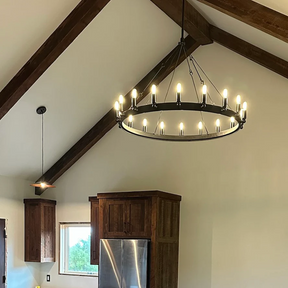 Dania Camina Luxury Vintage Round Chandelier