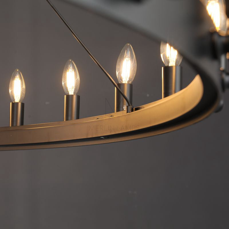 Dania Camina Luxury Vintage Round Chandelier